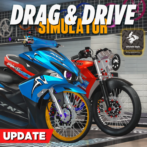 Drag Drive Simulator game icon on a dark background